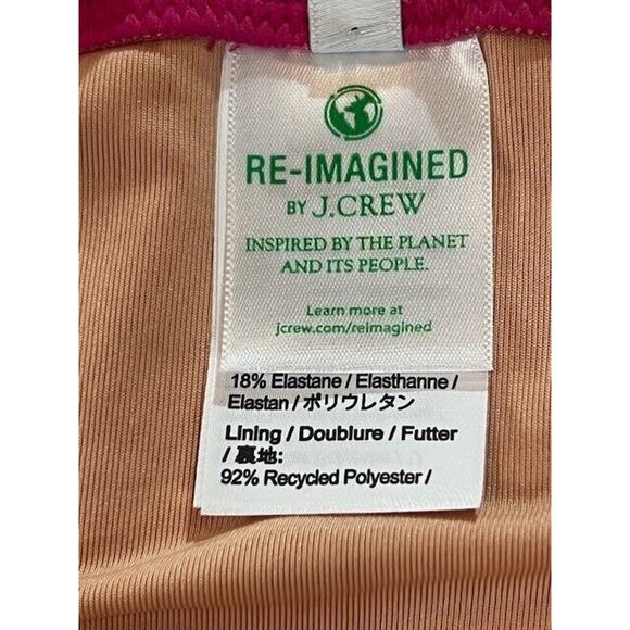 J.Crew Womens Hallie Bikini Bottom High Rise Swim Beach Fuchsia Pink Size S NWT - Picture 5 of 10